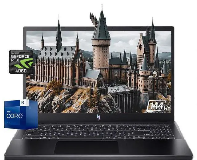 Main image of Acer Nitro V 15.6" IPS 144Hz FHD Gaming Laptop NVIDIA GeForce RTX 4060 GDDR6 Intel Core i9-13900H 16GB DDR5 RAM 2TB SSD Backlit KB Wi-Fi 6 HDMI 2.1 RJ-45 USB-C Windows 11 Pro Black