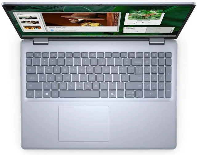 Alt view image 3 of 7 - Dell Inspiron 16" FHD+ Touchscreen Business Intel Core 7 150U (Beats i7-1355U) 16GB DDR5 RAM 1TB SSD Intel Graphics Wi-Fi 6E Bluetooth 5.3 HDMI USB 3.2 Type-C Backlit KB FP Windows 11 Pro Ice Blue