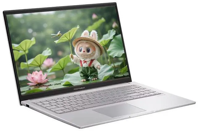 Alt view image 2 of 7 - Asus Vivobook Business Laptop 15.6" FHD Touchscreen Intel Core 5 120U (Beat i7-1355U) Intel Graphics 12GB RAM 512GB SSD Backlit KB Wi-Fi 6 Bluetooth 5.2 Fingerprint Webcam HDMI Windows 11 Pro Silver