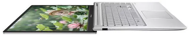 Alt view image 7 of 7 - Asus Vivobook Business Laptop 15.6" FHD Touchscreen Intel Core 5 120U (Beat i7-1355U) Intel Graphics 12GB RAM 512GB SSD Backlit KB Wi-Fi 6 Bluetooth 5.2 Fingerprint Webcam HDMI Windows 11 Pro Silver