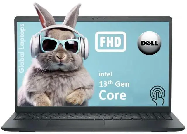 Main image of Dell Inspiron Business Laptop 15.6" IPS Full HD Touchscreen Intel core i5-1334U (Beat i7-1255U) Intel UHD Graphics 16GB RAM 512GB SSD HDMI 1.4 USB-C 3.2 Bluetooth Wi-Fi 6 Webcam Windows 11 Pro Black