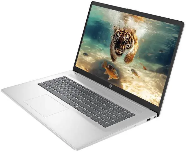Alt view image 3 of 7 - HP 17.3" HD+ 1600 X 900 Touchscreen Business Intel Core Ultra 7 255U (Beat i9-12900H) Intel AI Boost Intel Graphic 64GB DDR5 RAM 2TB SSD WiFi 6 Bluetooth 5.4 Backlit KB Webcam Windows 11 Home Silver
