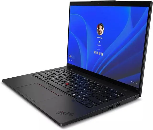 Alt view image 3 of 7 - Lenovo ThinkPad L14 Gen 5 Business 14" WUXGA IPS Touch Intel Core Ultra 5 135U vPro (Beat i7-1355U)  Intel Graphics 64GB DDR5 RAM 2TB SSD Fingerprint Reader Backlit KB Wi-Fi 6E BT 5.3 Windows 11 Pro
