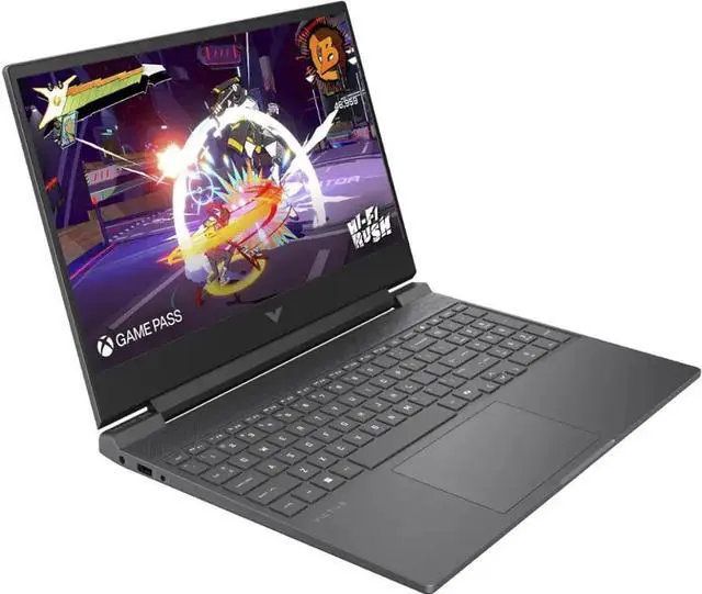 Alt view image 5 of 7 - HP Victus Gaming Laptop 15.6" FHD IPS 144 Hz AMD Ryzen 7 7445HS (Beat i7-13620H) GeForce RTX 4050 32GB DDR5 RAM 512GB SSD Backlit KB HDMI 2.1 Wi-Fi 6 Copilot AI Windows 11 Pro Silver | Laptop Stand