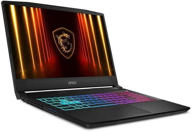 Alt view image 2 of 7 - MSI Katana 15.6" QHD 165Hz Gaming Laptop Intel Core i7-14650HX (Beat i9-13900HX) NVIDIA GeForce RTX 5070 GDDR7 16GB DDR5 RAM 1TB SSD 4 zone RGB keyboard WiFi 6E BT 5.3 HDMI Windows 11 Home Black