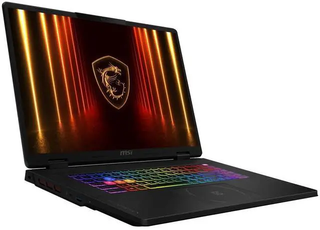 Alt view image 4 of 7 - MSI Crosshair 18 HX AI 18" QHD+ 240Hz Gaming Laptop NVIDIA RTX 5070 Intel Core Ultra 9 275HX (Beat i9-14900HX) 32GB DDR5 2TB SSD RGB Backlit KB Wi-Fi 6E Bluetooth 5.3 HDMI RJ-45 Windows 11 Pro Gray