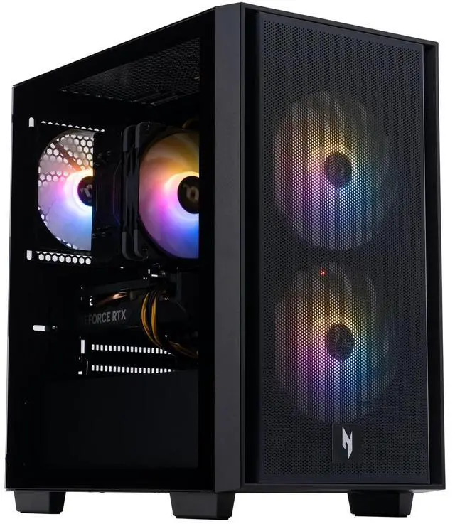 Main image of Acer Nitro 60 Gaming Desktop Intel Core i7-14700F NVIDIA GeForce RTX 5060Ti 16 GB of GDDR7 VRAM, 32GB DDR5 RAM 2TB SSD Bluetooth Wi-Fi HDMI DP Windows 11 Home Black