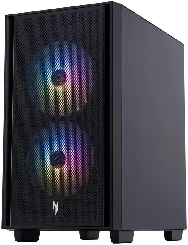 Alt view image 3 of 7 - Acer Nitro 60 Gaming Desktop Intel Core i7-14700F NVIDIA GeForce RTX 5060Ti 16 GB of GDDR7 VRAM, 32GB DDR5 RAM 2TB SSD Bluetooth Wi-Fi HDMI DP Windows 11 Home Black