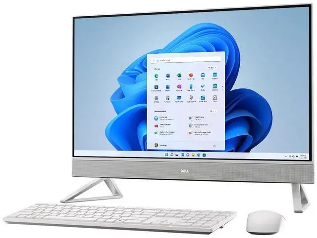Alt view image 3 of 7 - Dell All-in-One 27" FHD Touchscreen Desktop Intel core 7 150U NVIDIA GeForce MX570A 16GB DDR5 RAM 512GB SSD Wi-Fi 6E Bluetooth 5.3 Keyboard & Mouse Stereo speaker HDMI RJ45 Windows 11 Home White