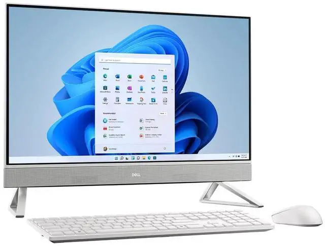 Alt view image 2 of 7 - Dell All-in-One 27" FHD Touchscreen Desktop Intel core 7 150U NVIDIA GeForce MX570A 16GB DDR5 RAM 512GB SSD Wi-Fi 6E Bluetooth 5.3 Keyboard & Mouse Stereo speaker HDMI RJ45 Windows 11 Home White