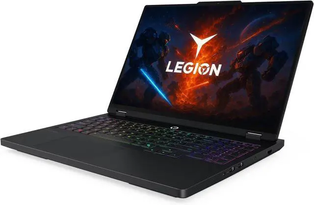 Alt view image 3 of 7 - Lenovo Legion Pro 5 Gen 10 Gaming 16" WQXGA OLED AMD Ryzen 9 9955HX (Beat Core Ultra 9 275HX) NVIDIA RTX 5060 64GB DDR5 RAM 2TB SSD RGB Backlit KB Wi-Fi 7 BT 5.4 HDMI RJ45 Webcam Win 11 Home Black