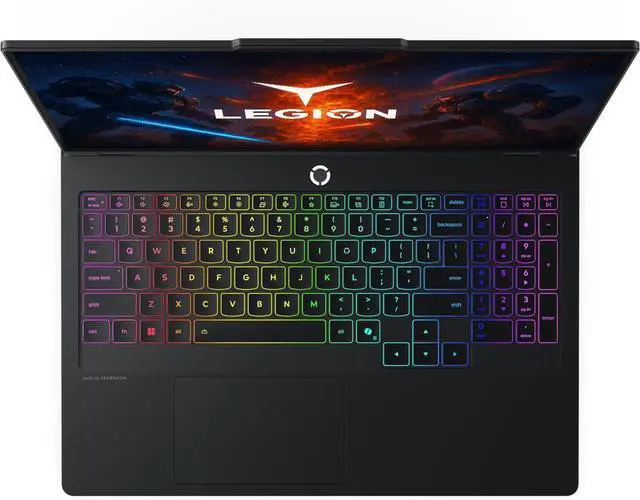 Alt view image 4 of 7 - Lenovo Legion Pro 5 Gen 10 Gaming 16" WQXGA OLED AMD Ryzen 9 9955HX (Beat Core Ultra 9 275HX) NVIDIA RTX 5060 16GB DDR5 RAM 512GB SSD RGB Backlit KB Wi-Fi 7 BT 5.4 HDMI RJ45 Webcam Win 11 Pro Black