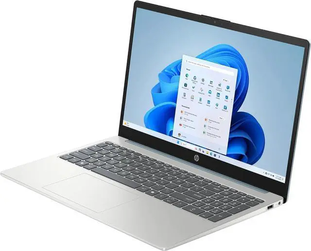 Alt view image 3 of 7 - HP Essential Laptop 15.6" IPS Full HD Touchscreen Intel core i3-N305 8GB RAM 512GB PCIe Gen 4 SSD Intel UHD Graphics HDMI USB-C Webcam Wi-Fi 6 Bluetooth 5.3 Long Battery life Windows 11 Home Blue