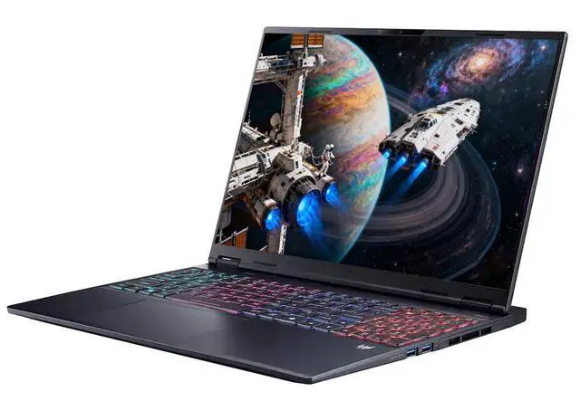 Alt view image 3 of 7 - Acer Predator Helios Neo 16S AI Gaming Laptop 16" OLED WQXGA 240Hz GeForce RTX 5060 Intel core Ultra 9 275HX (Beat i9-14900HX) 64GB DDR5 RAM 1TB SSD RGB Backlit HDMI Wi-Fi DP Windows 11 Pro Black