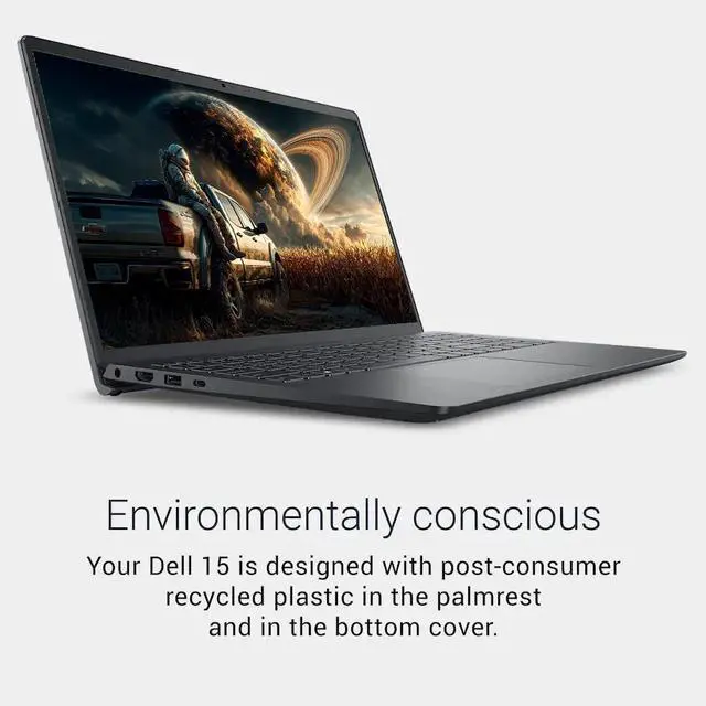 Alt view image 3 of 7 - Dell 15.6" WVA Full HD Touchscreen Business Laptop Intel core Gen 13th i7-1355U Intel UHD Graphic 32GB RAM 2TB PCIe SSD HDMI 1.4 USB-C 3.2 Wi-Fi 6 Bluetooth Webcam Windwos 11 Home Carbon Black