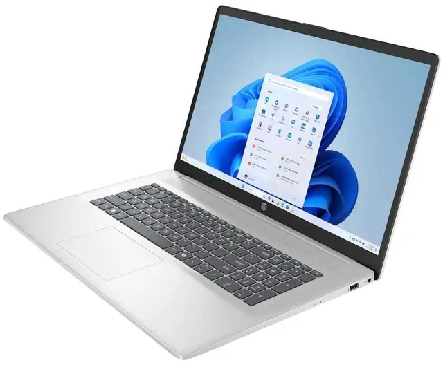Alt view image 7 of 7 - HP 17.3" IPS LED Full HD Business Laptop Intel core i7-1355U Intel Irix Xe Graphics 32GB DDR4 RAM 1TB SSD HDMI 1.4 USB-C Wi-Fi 6 Webcam Stereo Speaker Copilot AI Long Battery Windows 11 Pro Silver