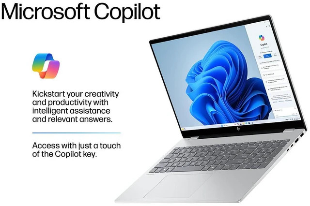 Alt view image 7 of 7 - HP OmniBook 7 16" 2K(2048 x 1280) OLED Touchscreen 120Hz Intel Core 9 270H (Beat i9-13900H) Intel Graphics 32GB DDR5 RAM 512GB SSD Wi-Fi 7 BT 5.4 Backlit KB HDMI 2.1 5MP Webcam Windows 11 Home Silver