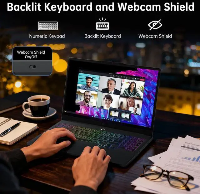 Alt view image 6 of 7 - Lenovo Legion Pro 5i Gen 10 16" WQXGA 2560 X 1600 OLED Intel core Ultra 7 255HX (>i7-14700HX) NVIDIA RTX 5070 16GB DDR5 RAM 1TB SSD RGB Backilit KB Wi-Fi 7 BT 5.4 HDMI 2.1 RJ45 Windows 11 Home Black