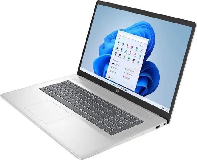 Alt view image 2 of 7 - HP Business Laptop 17.3 inch IPS Full HD Intel Core 7 150U (Beats i7-1355U) Intel Graphics 64GB RAM 2TB SSD Backlit KB Wi-Fi 6 Bluetooth 5.4 FR Copilot AI 720p Webcam HDMI Windows 11 Home Silver