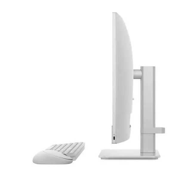 Alt view image 5 of 7 - Dell All-in-One Business Desktop 23.8" FHD Touchscreen intel Core Ultra 7 355 (Beats i7-14700) Intel Graphics 64GB DDR5 RAM 1TB SSD Wi-Fi 7 BT 6.0 HDMI RJ-45 Keyboard and Mouse Windows 11 Home White