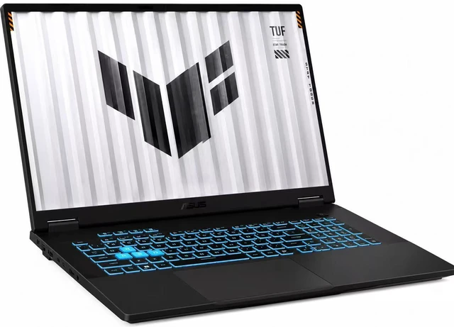Alt view image 3 of 7 - ASUS TUF 18" Gaming Laptop FHD+ 144Hz NVIDIA GeForce RTX 5060 AMD Ryzen 7 260 (Beats Ryzen 7 8845HS) 32GB DDR5 1TB SSD Wi-Fi 6E BT 5.3 1080p Webcam Backlit Keyboard HDMI RJ-45 Windows 11 Home Black