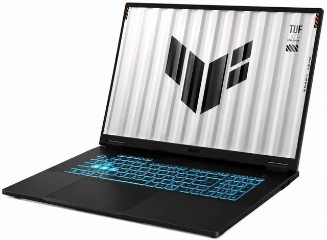 Alt view image 2 of 7 - ASUS TUF 18" Gaming Laptop FHD+ 144Hz NVIDIA GeForce RTX 5060 AMD Ryzen 7 260 (Beats Ryzen 7 8845HS) 16GB DDR5 1TB SSD Wi-Fi 6E BT 5.3 1080p Webcam Backlit Keyboard HDMI RJ-45 Windows 11 Pro Black