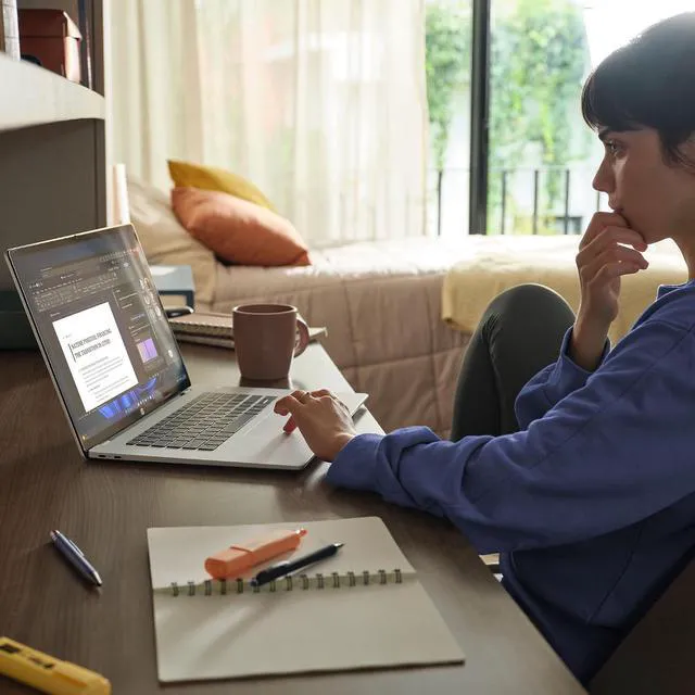 Alt view image 7 of 7 - HP OmniBook 5 Business Laptop 16" IPS WUXGA Touchscreen Intel core 5 120U (Beat i5-1335U) Intel Graphics 32GB DDR5 RAM 2TB SSD Backlit KB Wi-Fi 6 BT 5.4 FHD Webcam Copilot+ PC Windows 11 Home Grey