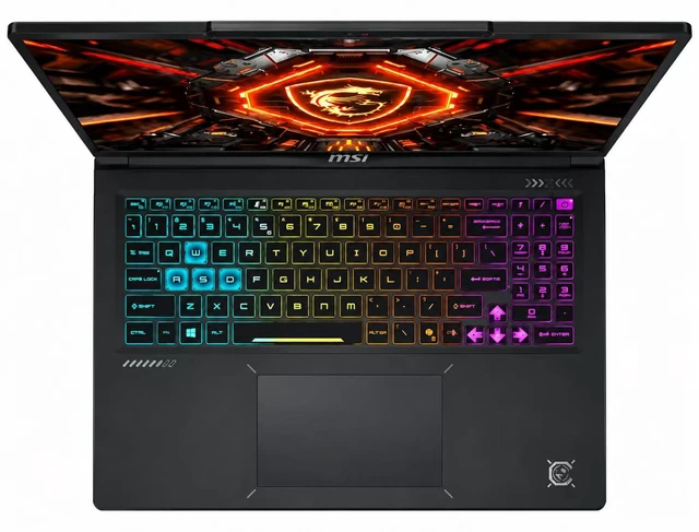Alt view image 5 of 7 - MSI Crosshair 16" QHD+ 2560 x 1600 240Hz Gaming Laptop NVIDIA GeForce RTX 5070 Intel core i9-14900HX 32GB DDR5 RAM 2TB SSD RGB Backlit KB Wi-Fi 6E BT 5.4 HDMI 2.1 RJ-45 Copilot Windows 11 Home Black