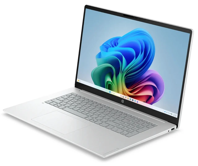 Alt view image 2 of 7 - HP OmniBook 3 17.3" HD+ Touchscreen Business AI Laptop Intel core 5 315 (Beats i7-1355U) Intel Graphics 8GB DDR5 RAM 512GB SSD Backlit KB Wi-Fi 6 BT 5.4 FHD Webcam Copilot+ PC Windows 11 Pro Silver