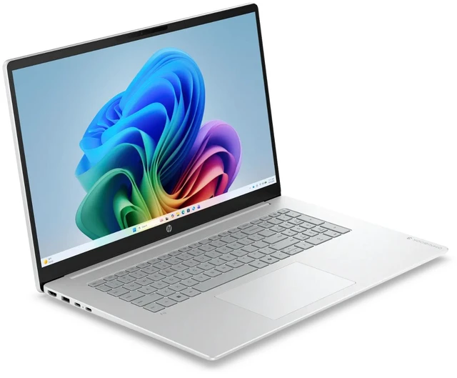 Alt view image 3 of 7 - HP OmniBook 3 17.3" HD+ Touchscreen Business AI Laptop Intel core 5 315 (Beats i7-1355U) Intel Graphics 16GB DDR5 RAM 1TB SSD Backlit KB Wi-Fi 6 BT 5.4 FHD Webcam Copilot+ PC Windows 11 Home Silver