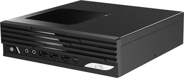 Alt view image 2 of 5 - MSI PRO DP21 Business Mini Desktop Intel core i7-14700 (Beat Ultra 7 265) Intel UHD 770 Graphics 16GB DDR5 RAM 1TB SSD Wi-Fi 6E Bluetooth HDMI Displayport USB-C KB and Mouse Windows 11 Pro Black