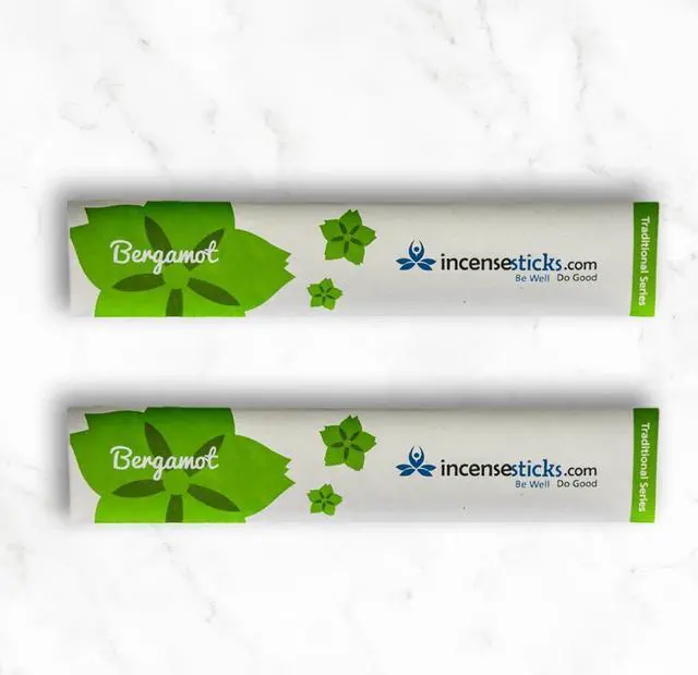 Alt view image 2 of 2 - Bergamot incense 8" 10 Sticks (2 Packs)