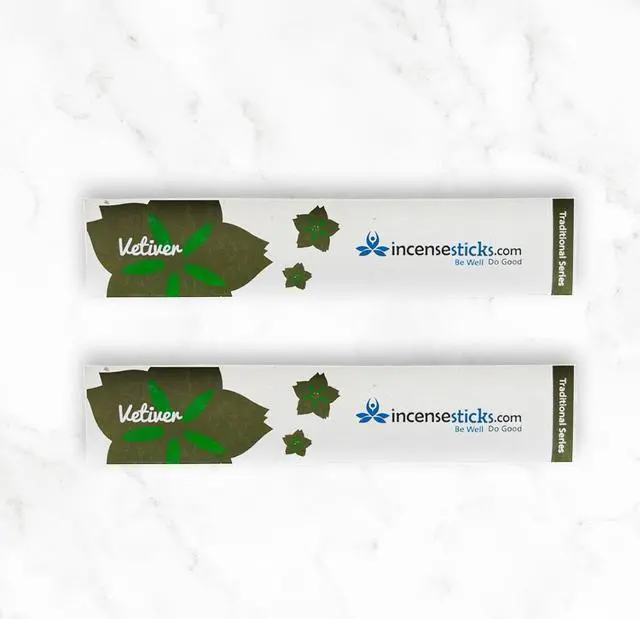 Main image of Vetiver Incense 8" 10 Sticks (2 Packs)