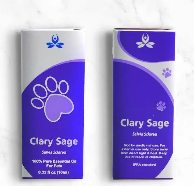 Alt view image 2 of 2 - Pet Clary Sage Essential Oil