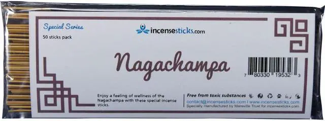 Alt view image 2 of 2 - Nag champa Incense  8" 50 Sticks