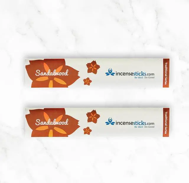 Alt view image 2 of 2 - Sandalwood Incense 8" 10 Sticks (2 Packs)