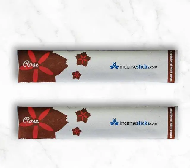 Alt view image 2 of 2 - Rose Incense 8" 10 Sticks (2 Packs)
