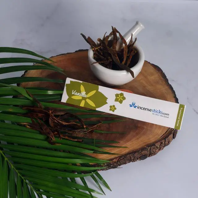 Main image of Vanilla Incense 8" 10 Sticks (2 Packs)