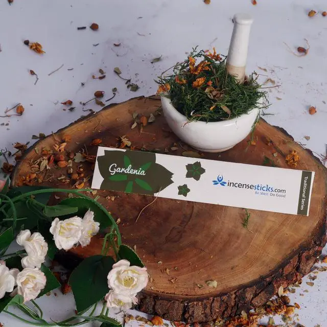 Main image of Gardenia Incense 8" 10 Sticks (2 Packs)