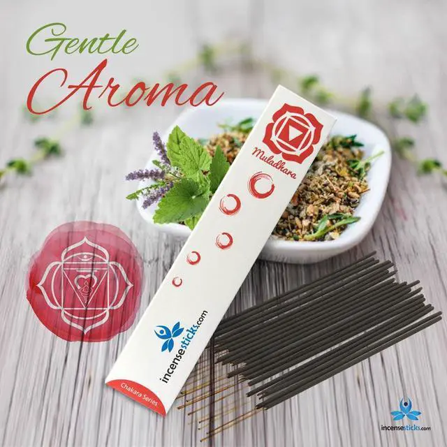 Main image of Muladhara Incense 8" inch 12 Sticks (2 Packs)