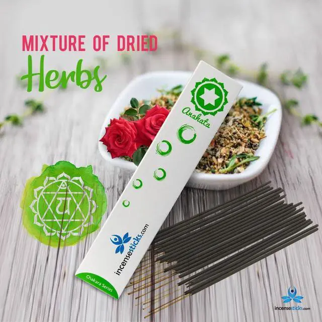 Main image of Anahata Incense 8" inch 12 Sticks (2 Packs)