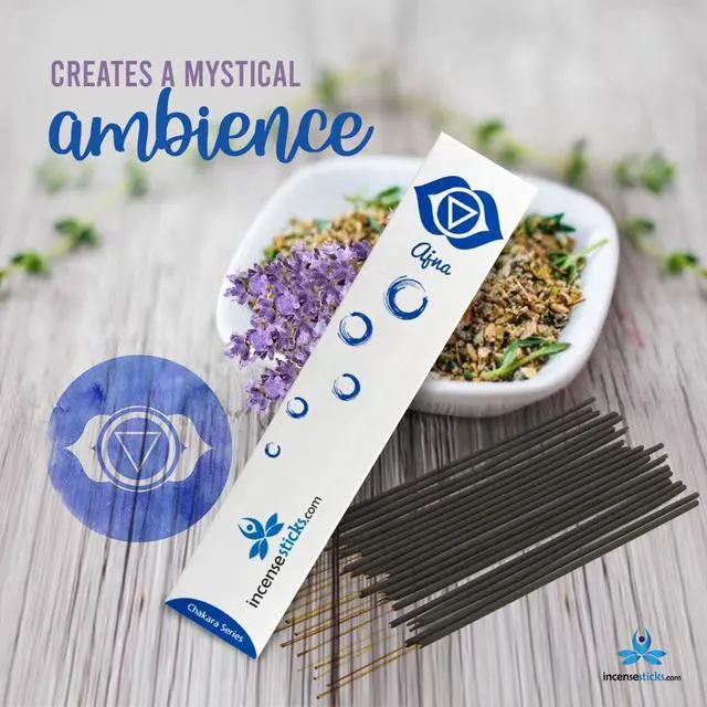 Main image of Ajna Incense 8" inch 12 Sticks (2 Packs)