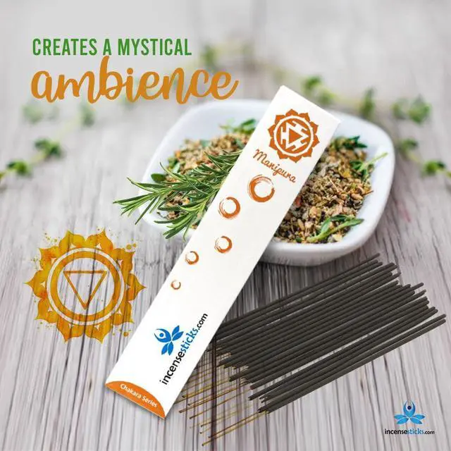 Main image of Manipura Incense 8" inch 12 Sticks (2 Packs)