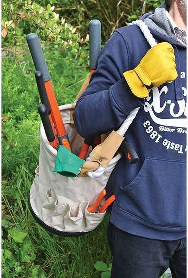 Alt view image 2 of 2 - Faithfull - Canvas Tool Bucket with Rope Handle