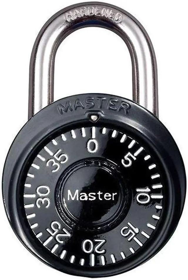 Alt view image 2 of 4 - Master Lock - Stainless Steel Fixed Dial Combination 38mm Padlock