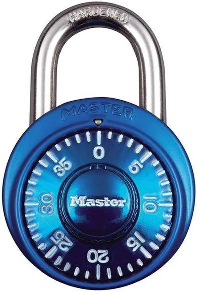 Alt view image 3 of 4 - Master Lock - Stainless Steel Fixed Dial Combination 38mm Padlock