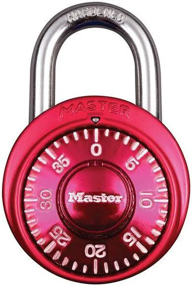 Alt view image 4 of 4 - Master Lock - Stainless Steel Fixed Dial Combination 38mm Padlock