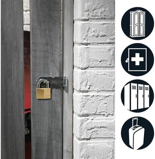 Alt view image 3 of 4 - Master Lock - Solid Brass 60mm Padlock 5-Pin