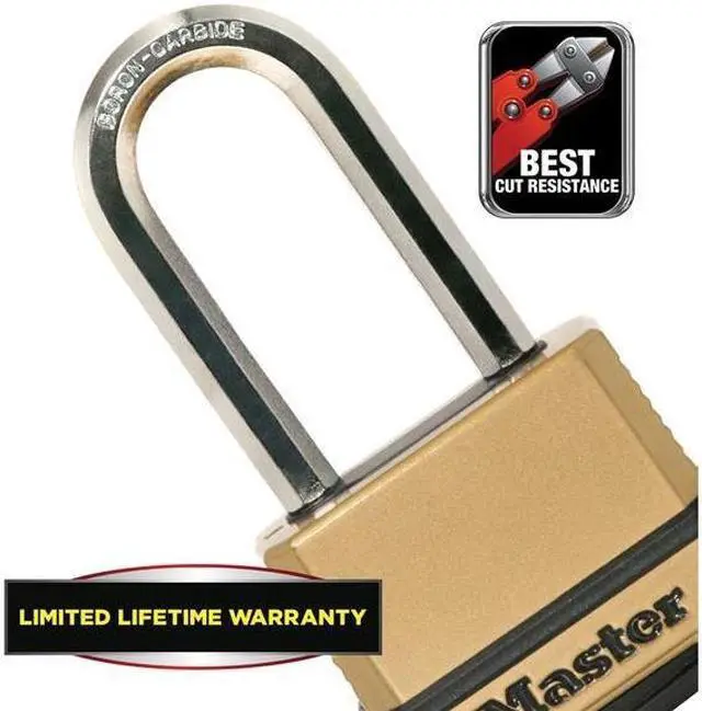 Alt view image 3 of 6 - Master Lock - Excell 4-Digit Combination 50mm Padlock - 51mm Shackle