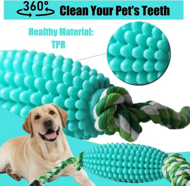 Alt view image 3 of 6 - Dog Chew Toys for Aggressive Chewers, Likaty Indestructible Rope Dog Toy Puppy Chew Teething Toys for Large Medium Small Dogs